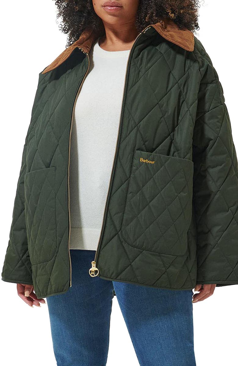 Barbour Woodhall Quilted Jacket, Main, color, 