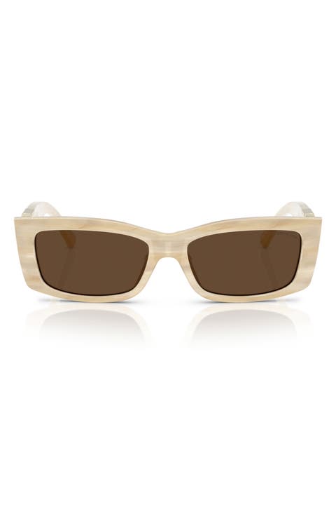 54mm Rectangular Sunglasses