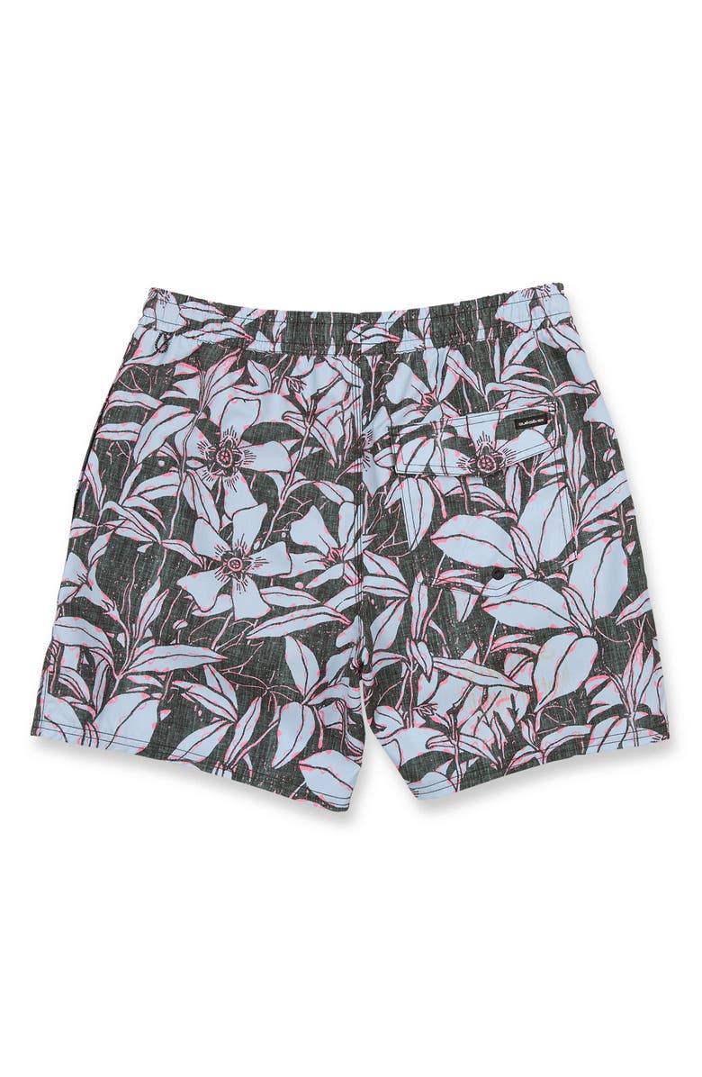 Quiksilver Mix Volley 17" Swim Trunks, Alternate, color, Anthracite