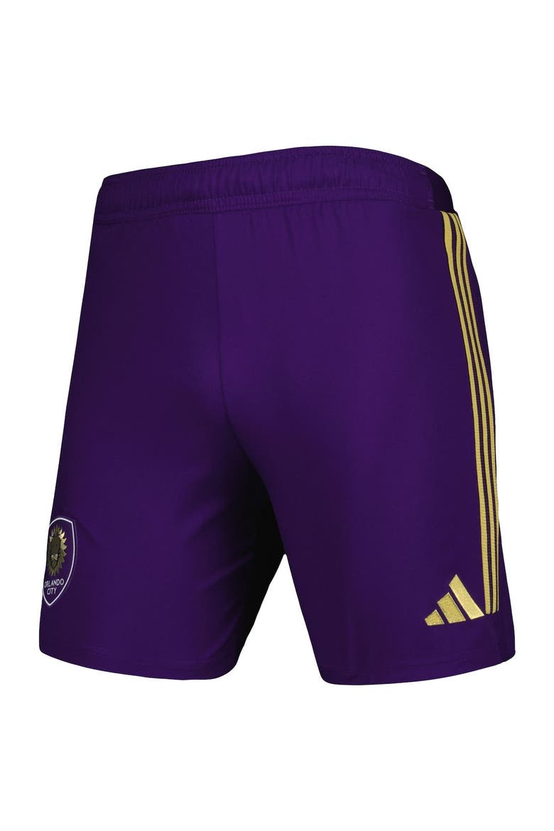Men's adidas Purple Orlando City SC 2023 Away AEROREADY Authentic Shorts, Alternate, color, Purple