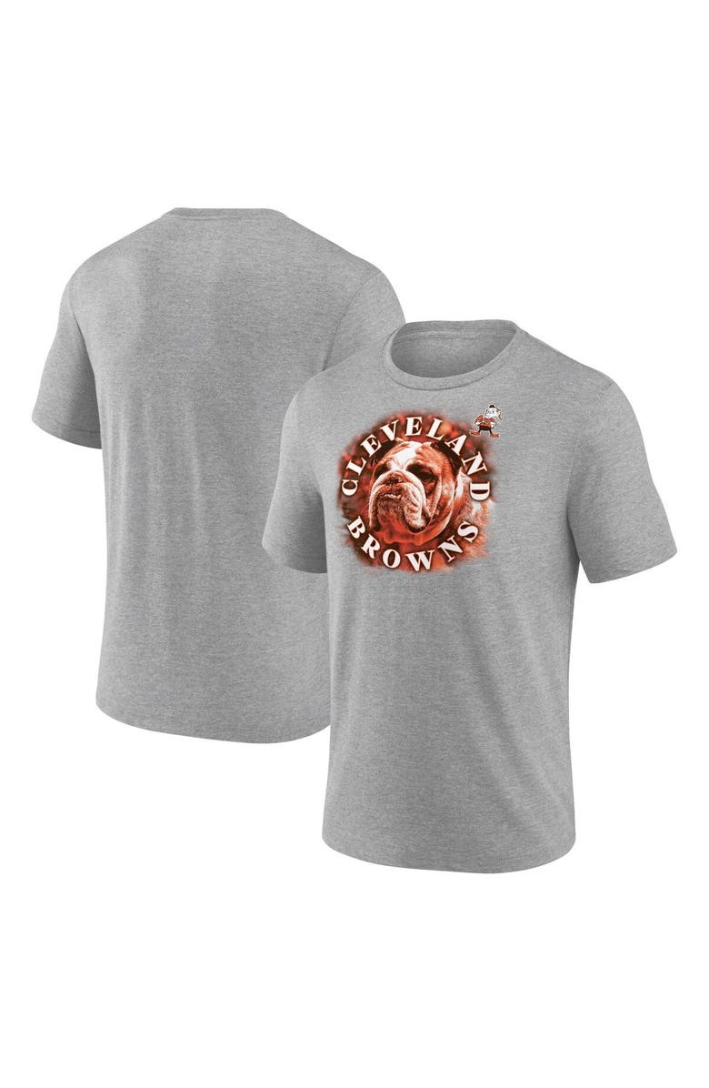 FANATICS Men's Fanatics Branded Heathered Gray Cleveland Browns Big & Tall Sporting Chance T-Shirt, Alternate, color,