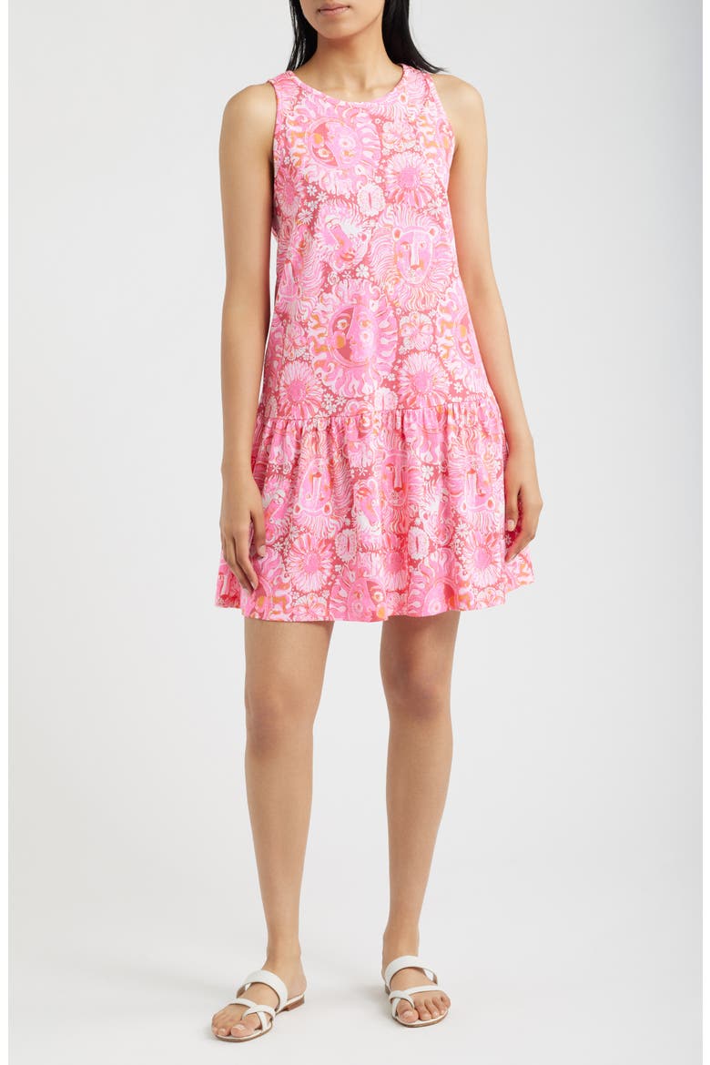 Dixi Cotton Jersey Minidress, Main, color, PARADISE PUNCH JIMS STUFF