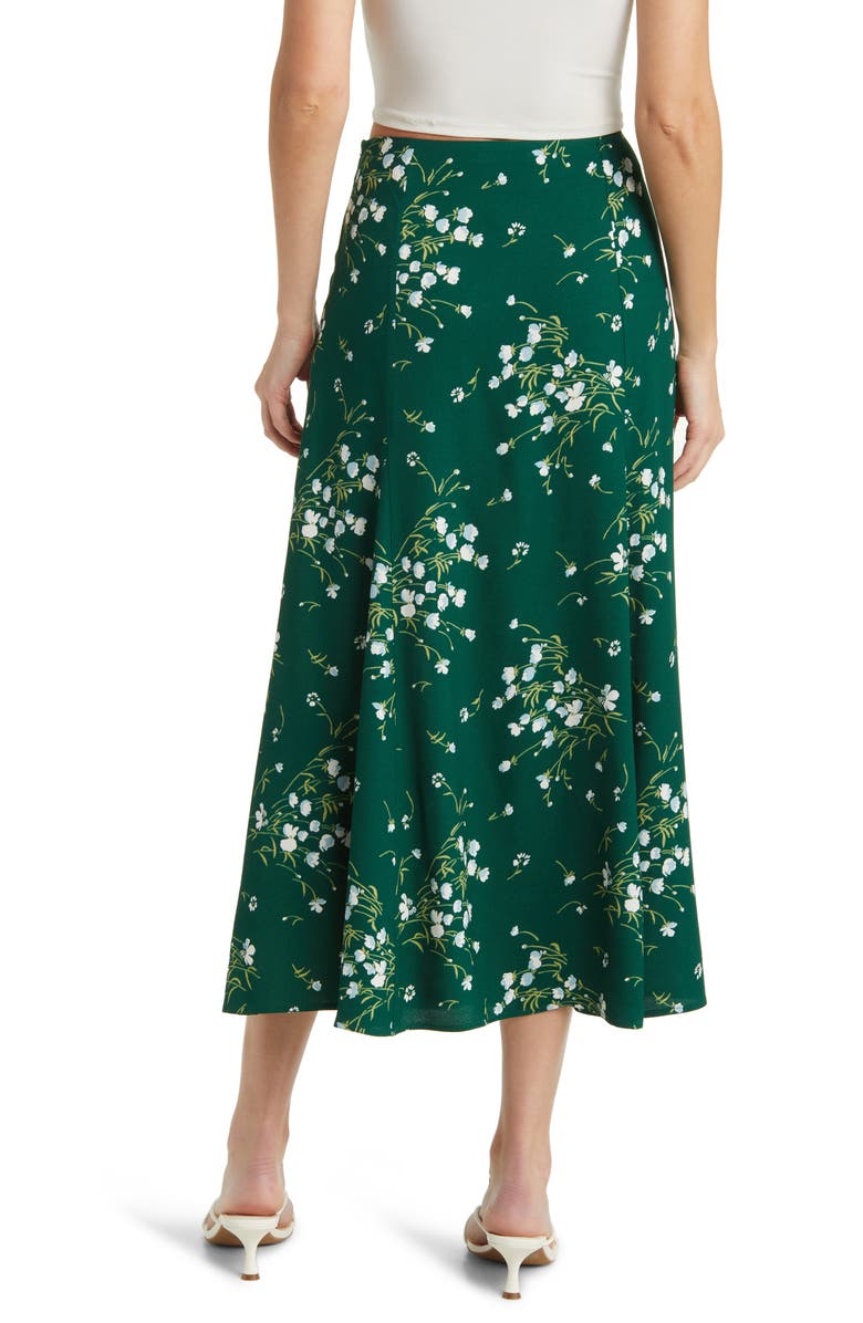 Reformation Bryson Floral Print Skirt, Alternate, color, 