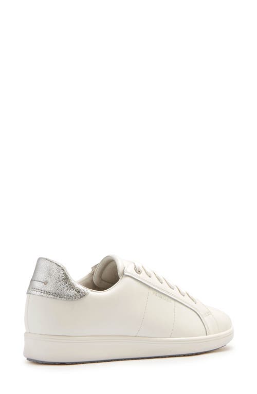 Frankie4 Jackie V Leather Sneaker In White/silver