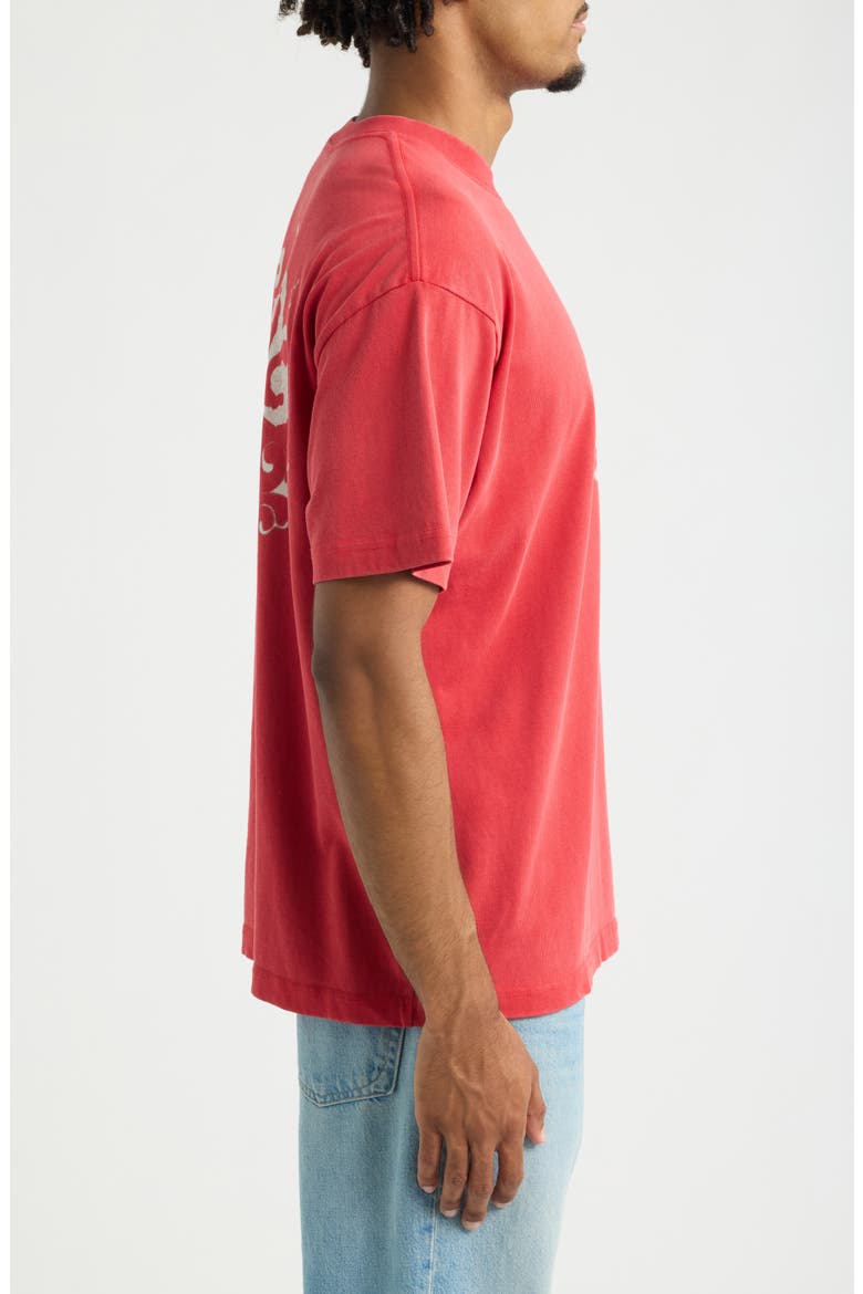 21 Savage Graphic Tee, Alternate, color, RED WASH