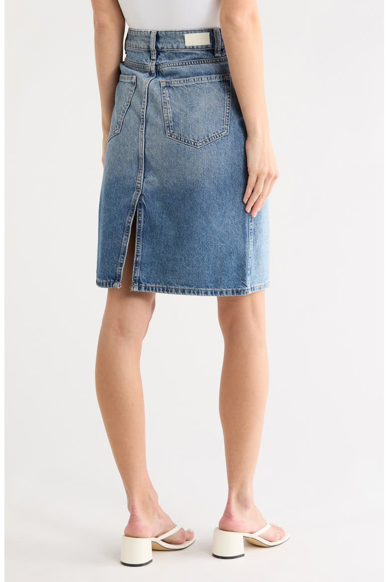 Lexie Denim Skirt, Alternate, color, ENDLESS SEA