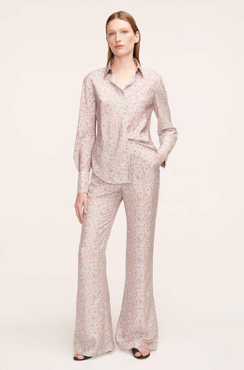 REBECCA TAYLOR REBECCA TAYLOR VIOLET FLEUR SILK PAJAMA PANT