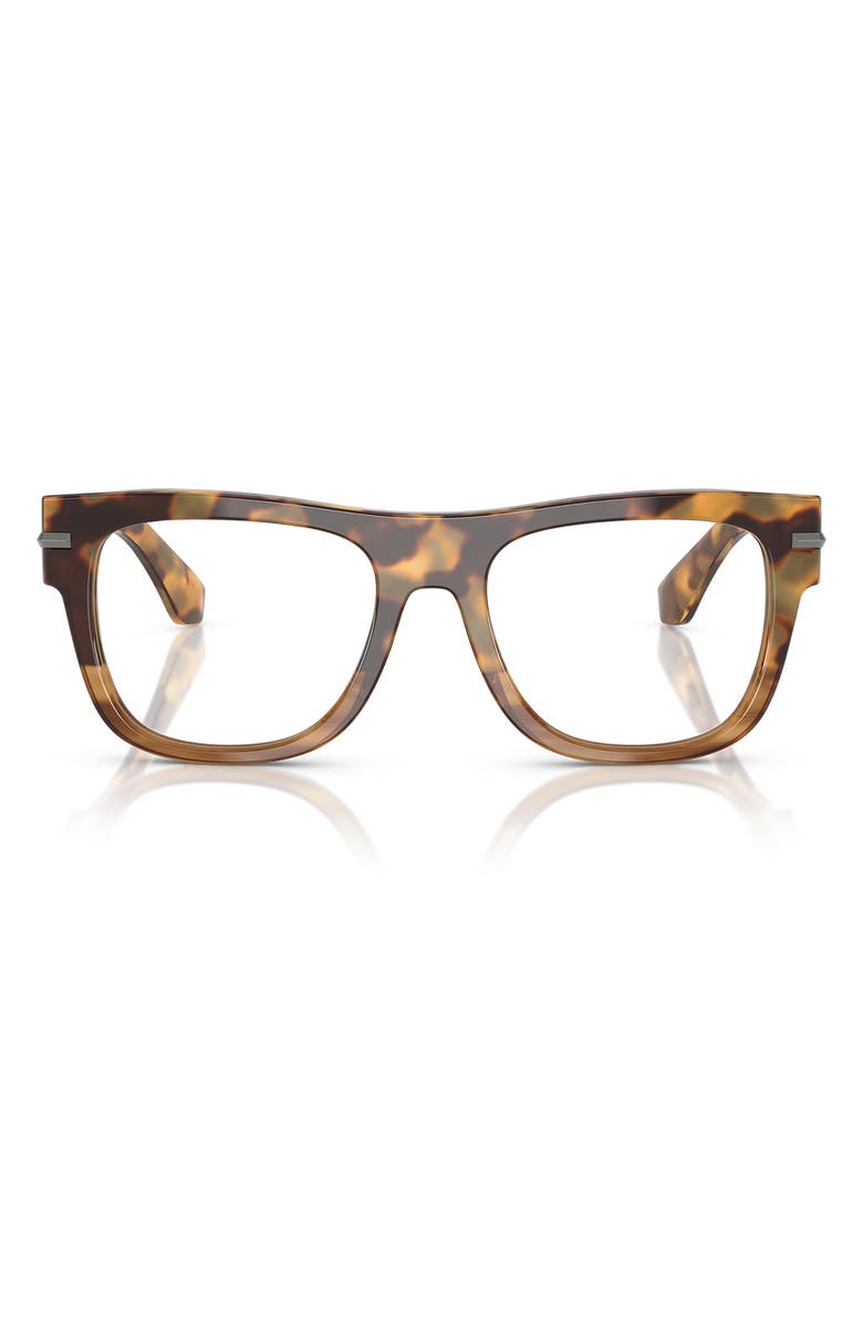Dolce&Gabbana 54mm Square Optical Glasses, Main, color, Blonde Havana