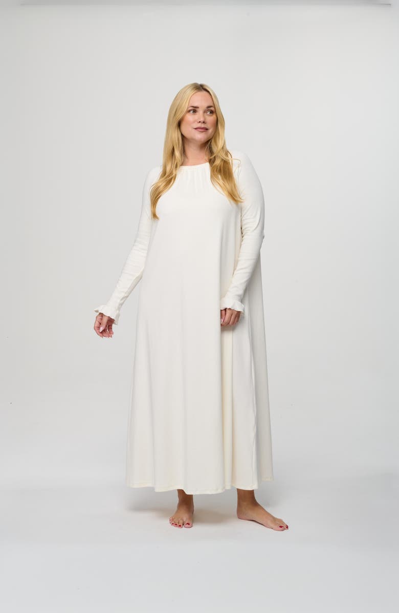 By Tess Collection Ana Ribbed Dress, Alternate, color, White