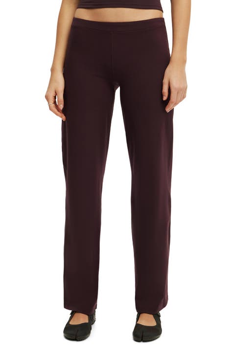 Women's Active Ultra Soft Low Rise Straight Leg Pant