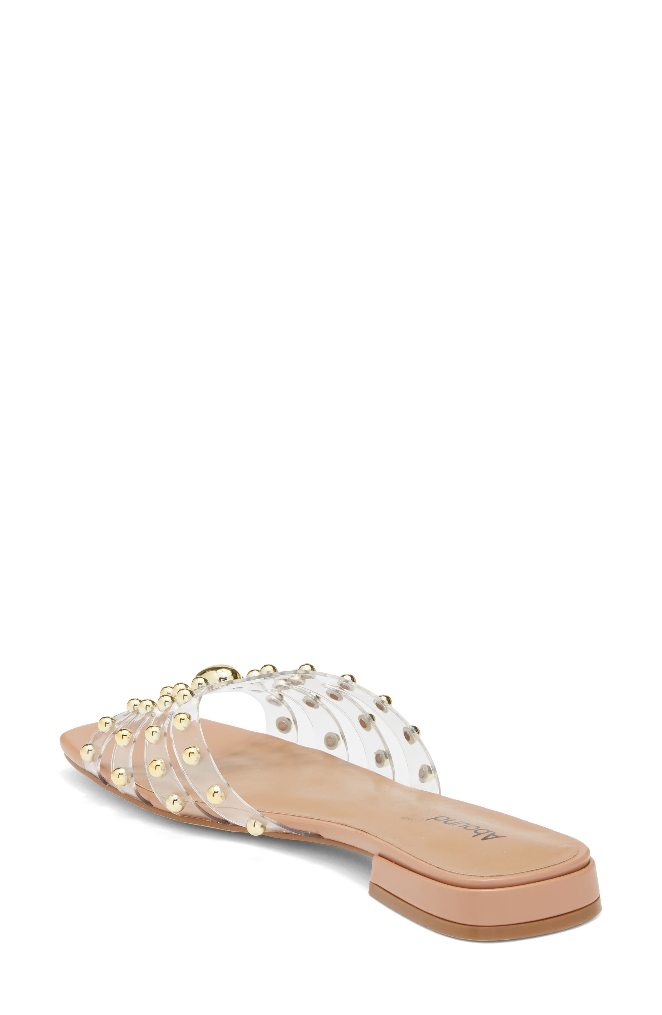 Abound Avianna Studded Slide Sandal, Alternate, color, Clear