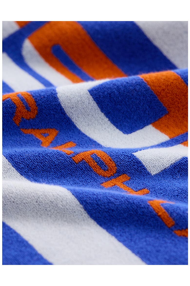 x US Open Beach Towel, Alternate, color, BLUE MULTI
