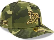 New Era Men's New Era Camo Oakland Athletics 2022 Armed Forces Day On-Field Low Profile 59FIFTY