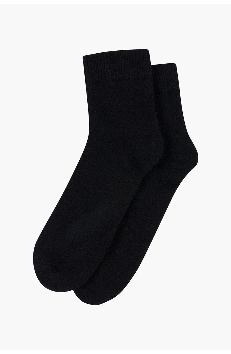 NAKED CASHMERE Micah Cashmere Socks, Main, color, Black