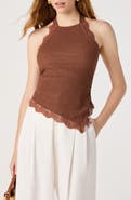 ASTR the Label Zoe Lace Halter Top