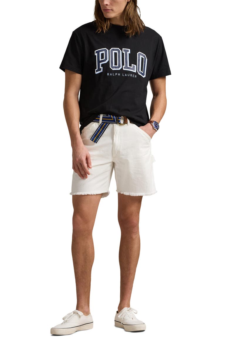 Logo Graphic T-Shirt, Alternate, color, POLO BLACK