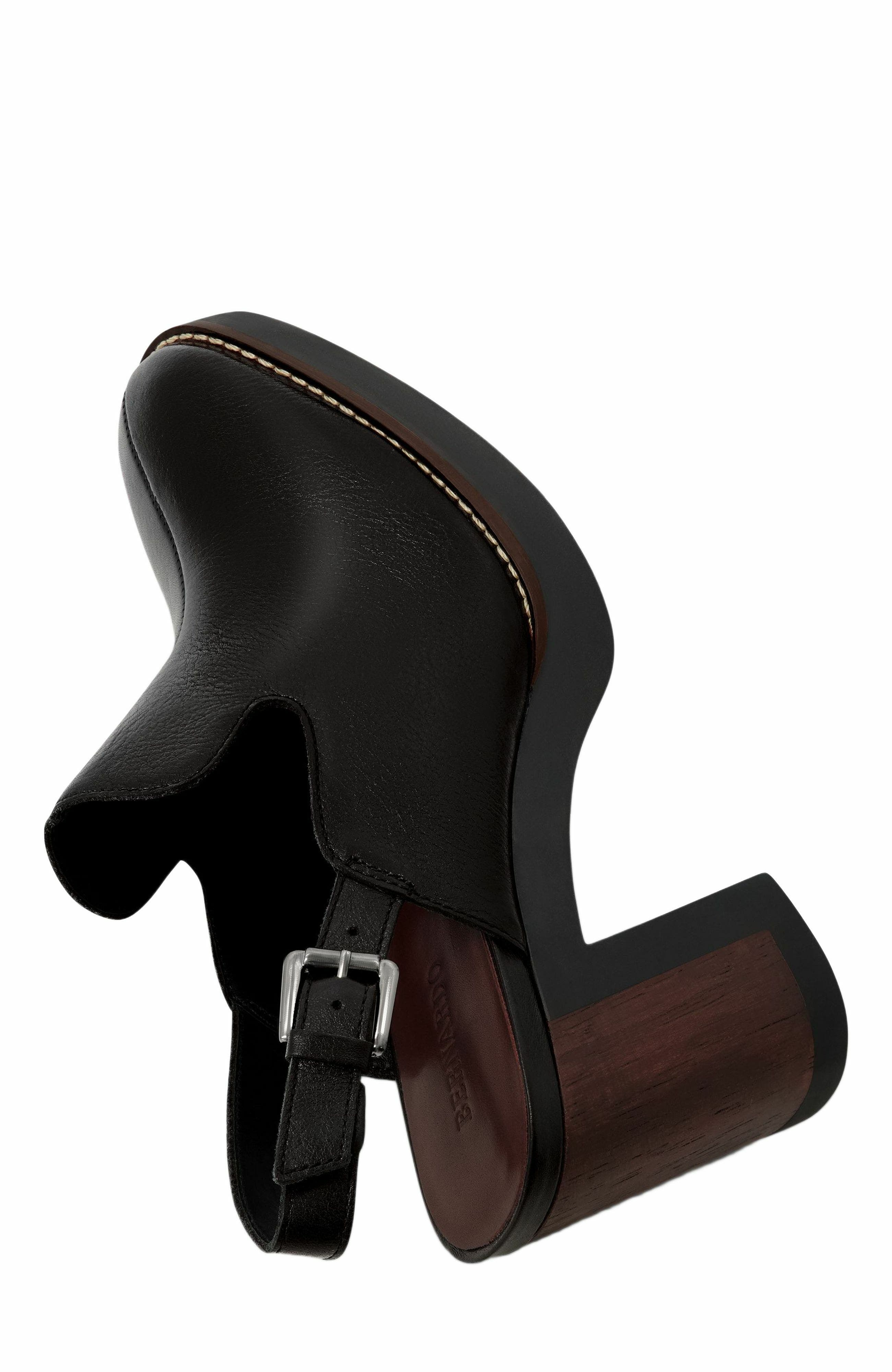 Bernardo Footwear Neza Slingback Clog, Alternate, color, Black