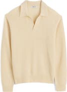 Madewell Johnny Collar Heritage Merino Wool Sweater