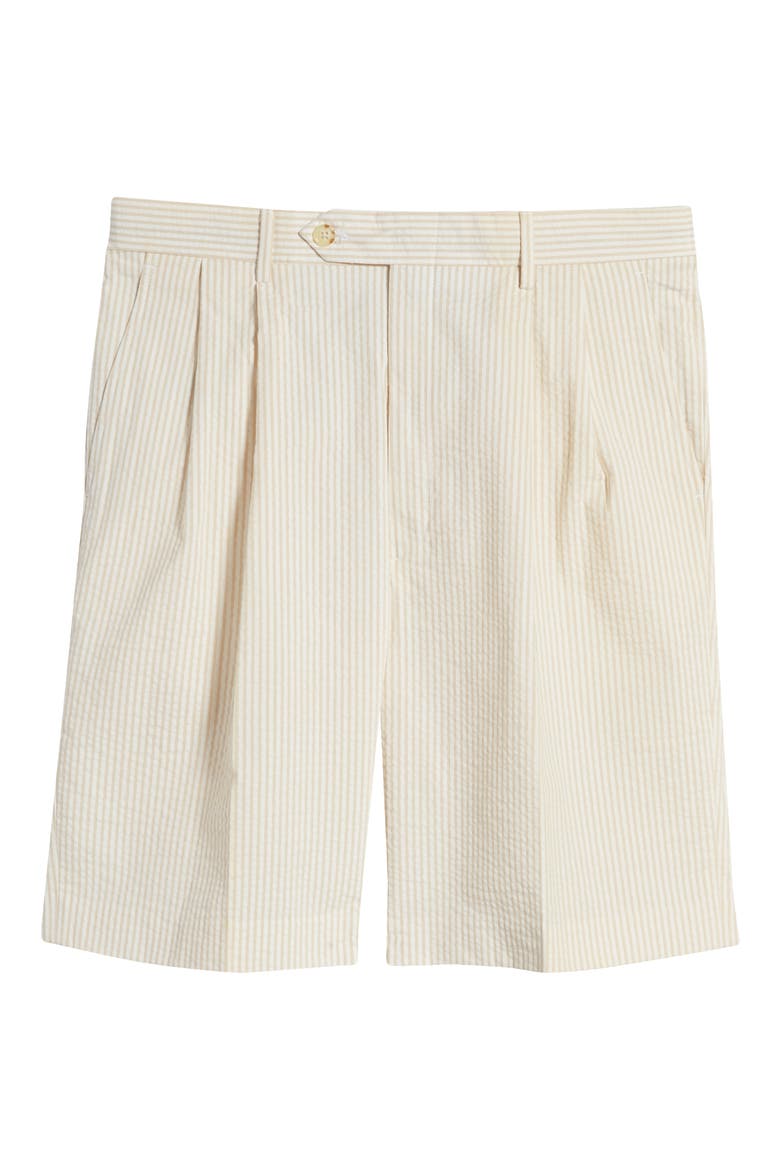 Seersucker Shorts, Alternate, color, TAN