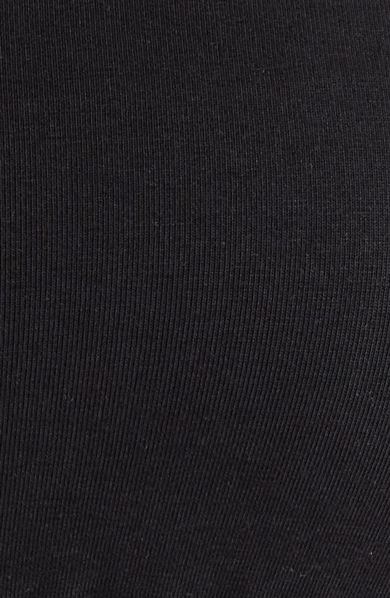 TomboyX Scoop Soft Stretch Cotton Bralette, Alternate, color, X Black