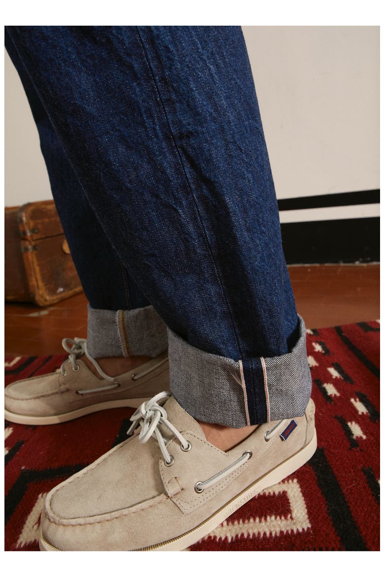 992 Johnny Japan Selvedge High-Waisted 5-Pocket Rinse Wash Denim, Alternate, color, BLUE