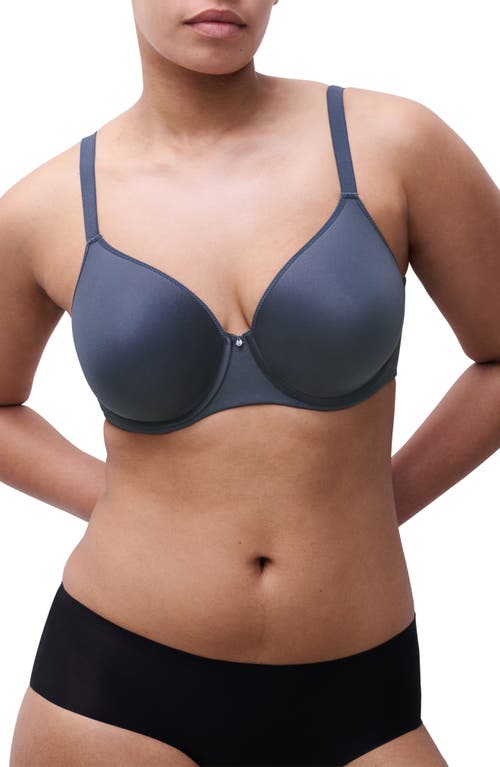 Chantelle Lingerie Comfort Chic Back Smoothing T-shirt Bra In Blue
