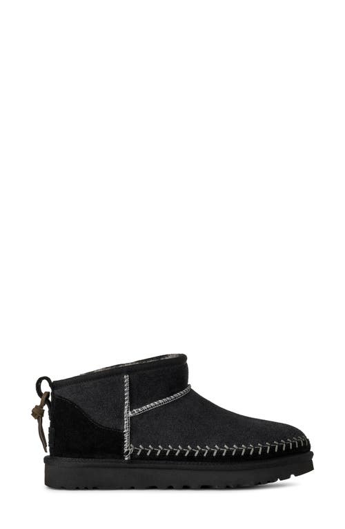 Ugg(r) Classic Ultra Mini Biarritz Genuine Shearling Lined Bootie In Multi
