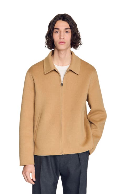 Double-faced wool jacket