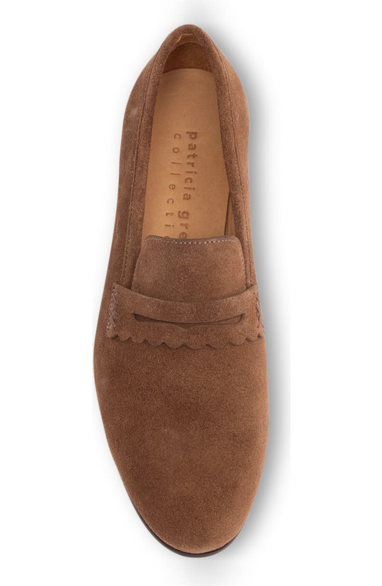 patricia green Blair Penny Loafer, Alternate, color, Chocolate Suede