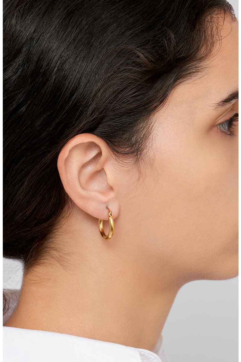 Water Resistant Hoop Earrings Set, Alternate, color, YELLOW