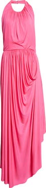 Givenchy Draped Jersey Halter Neck Gown