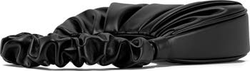 Gabbi Ruched Faux Leather Hobo
