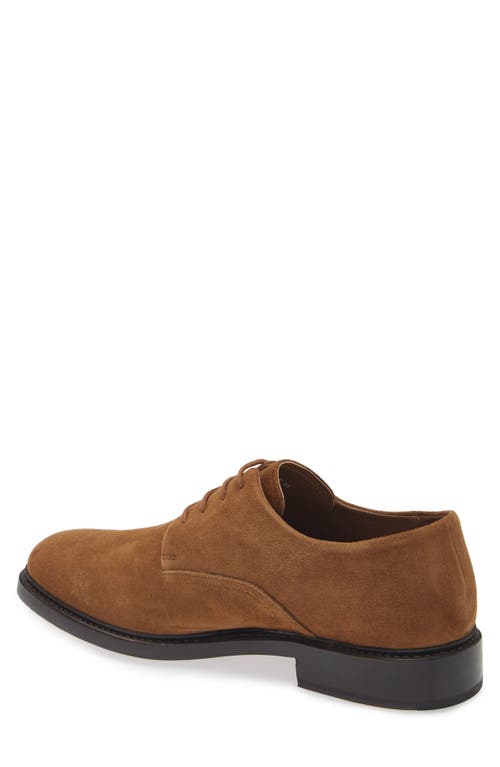 Vince Davies Plain Toe Derby In Vicuna Brown
