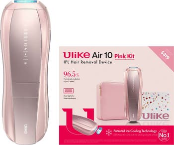 Ulike IPL Hair Removal Device ピンク ULIKE Air10 Pink Kit - Ice Cooling IPL Hair Removal Device