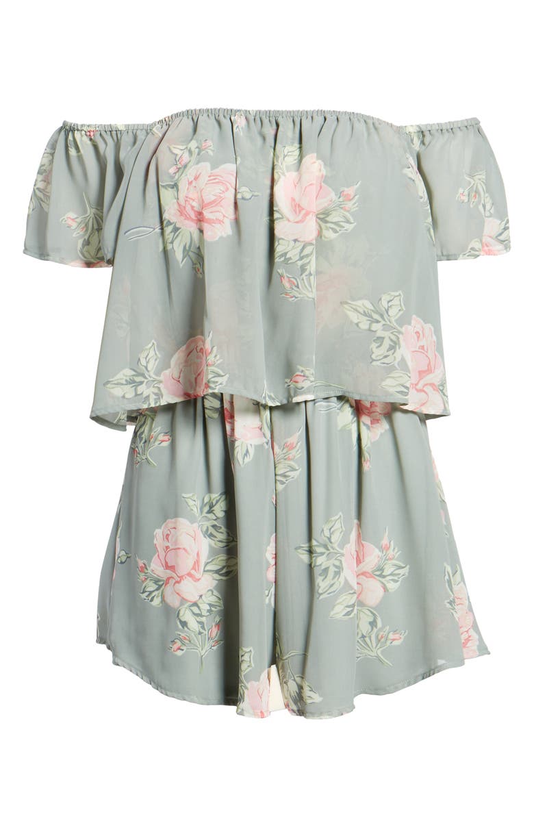 Show Me Your Mumu Dixie Off the Shoulder Romper, Alternate, color,