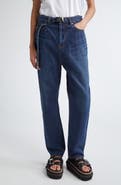 Sacai Belted Straight Leg Jeans