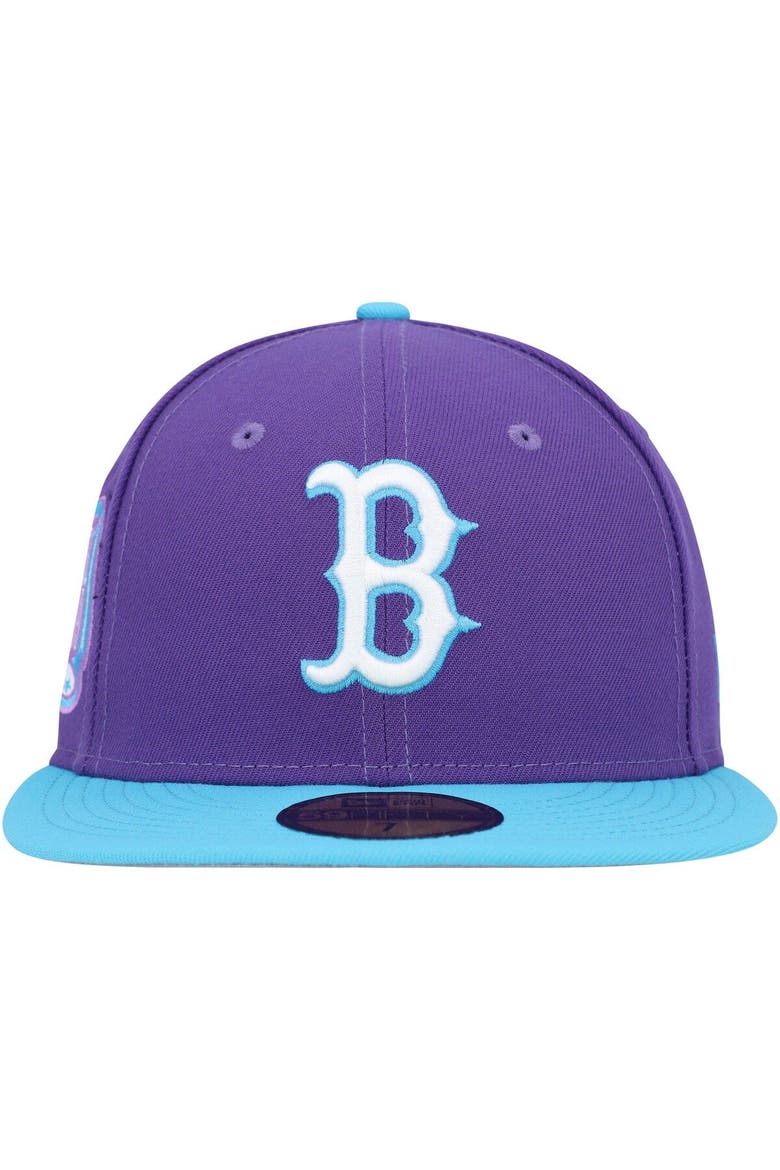 Men's New Era Purple Boston Red Sox Vice 59FIFTY Fitted Hat, Alternate, color, Purple