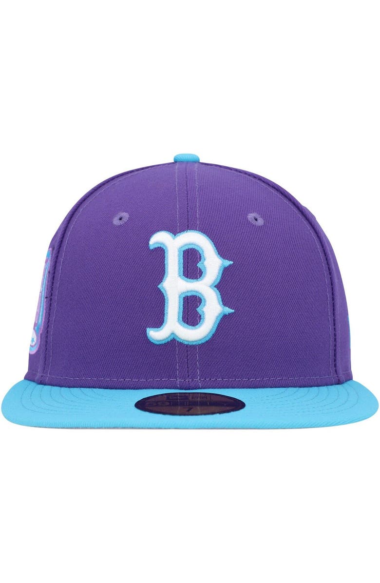 New Era Men's New Era Purple Boston Red Sox Vice 59FIFTY Fitted Hat, Alternate, color, Purple