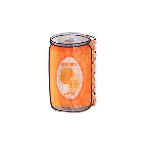 Orange Soda Can Claw Clip