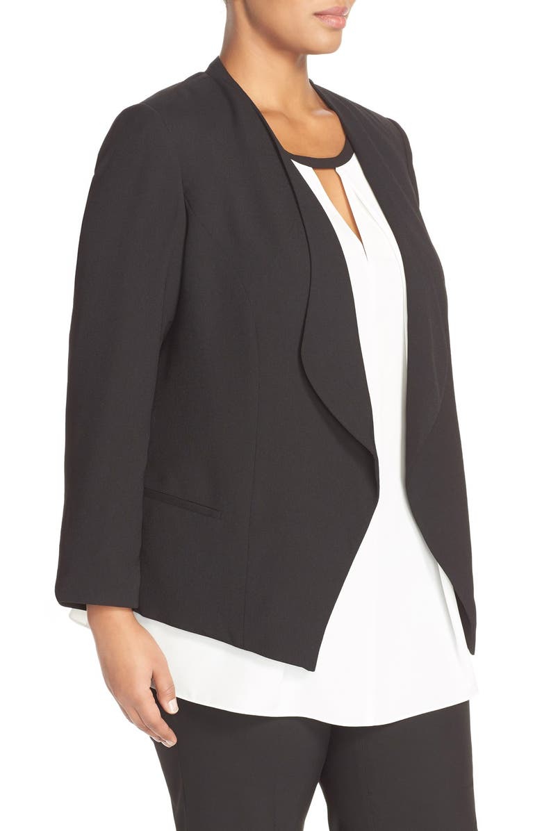 Vince Camuto Drape Front Blazer, Alternate, color, 