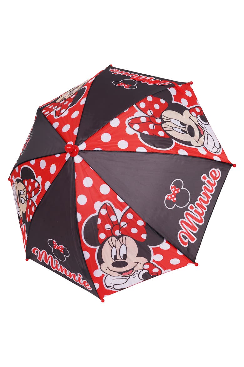 Minnie Mouse Kids Umbrella, Alternate, color, BLACK