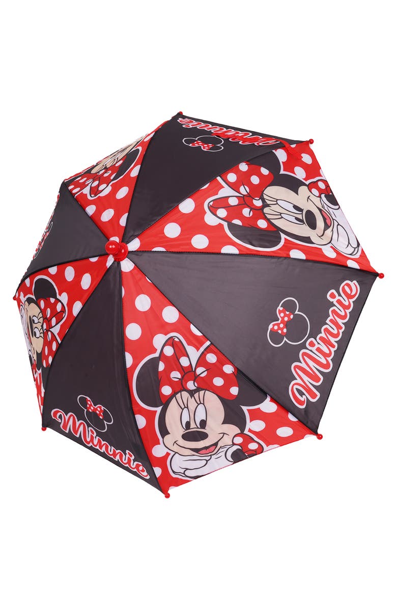 Disney Minnie Mouse Kids Umbrella, Alternate, color, Black
