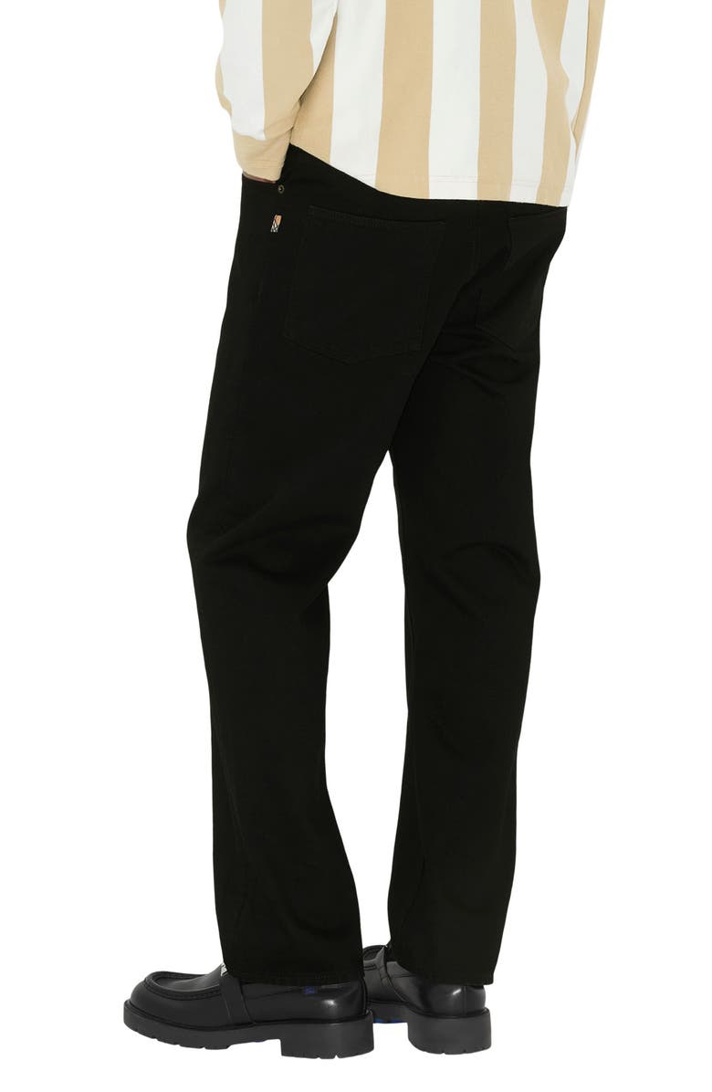 Burberry Loose Fit Jeans, Alternate, color, Black