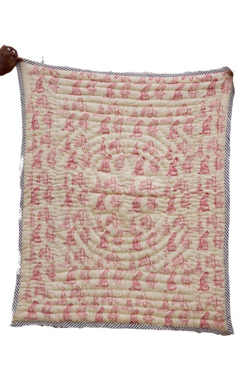 CQC LA Circus Baby Quilt - Baby in Pink  product