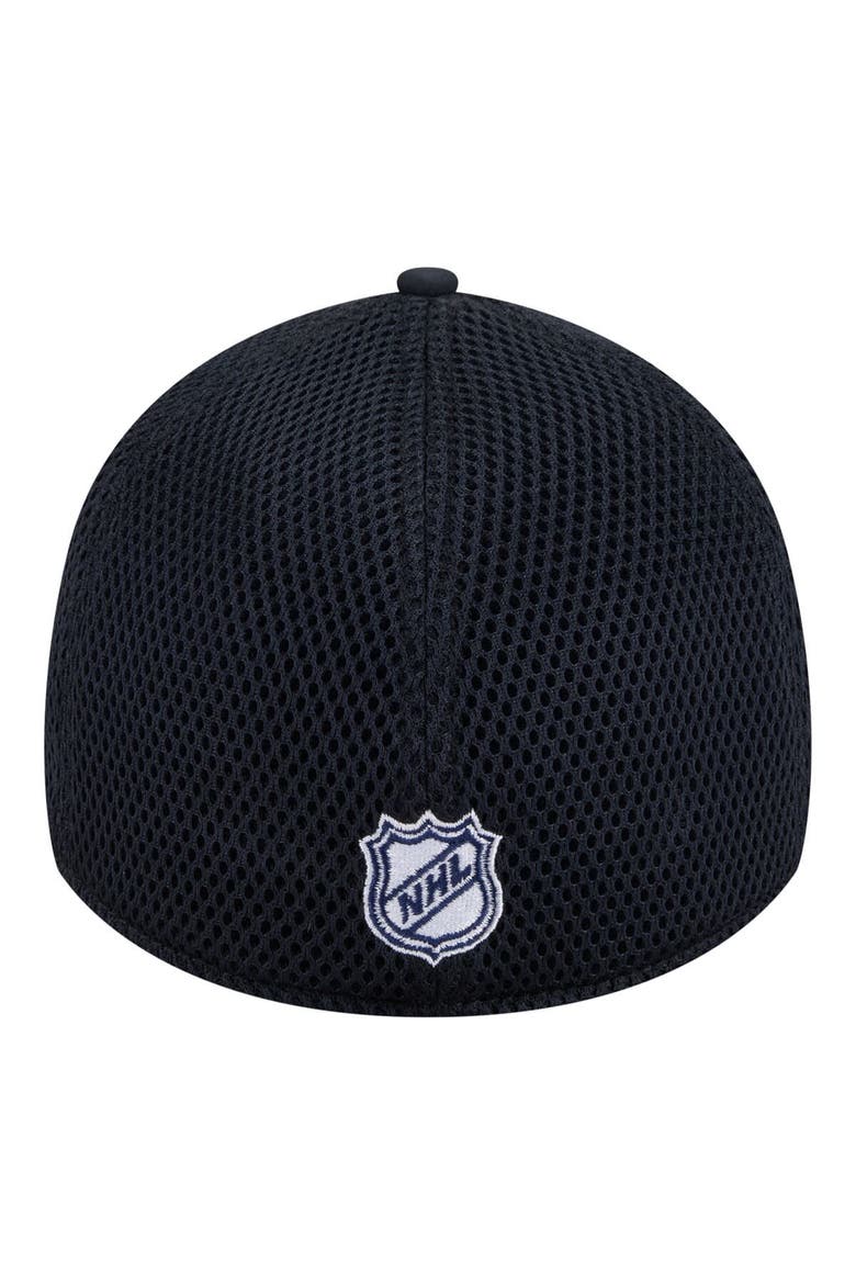 Men's New Era  Navy Toronto Maple Leafs Logo 39THIRTY Flex Hat, Alternate, color, Navy