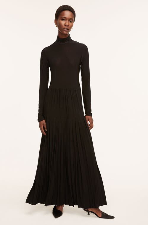 REBECCA TAYLOR REBECCA TAYLOR PLEATED KNIT MOCK NECK DRESS