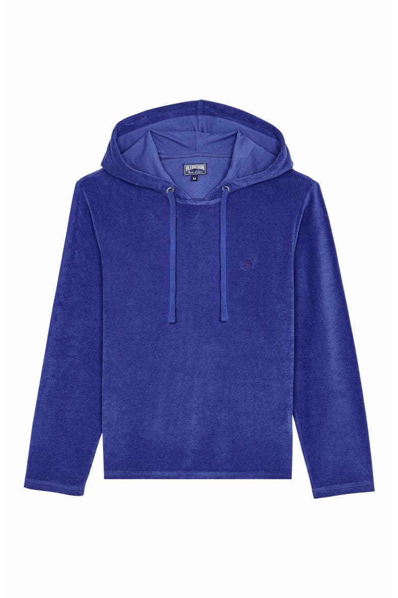 Men's Terry Long-Sleeved Hooded T-Shirt, Alternate, color, MARRAKECH