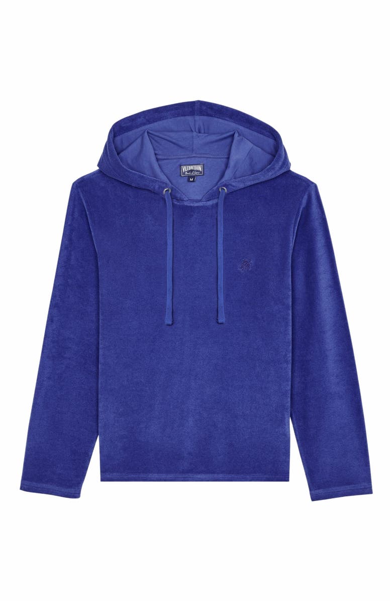 Vilebrequin Men's Terry Long Sleeve Hooded T-Shirt, Alternate, color, Marrakech