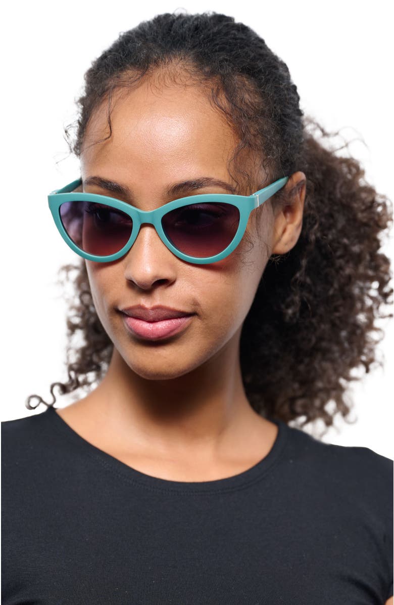 Eco Pearl Sunglasses, Alternate, color, Aqua
