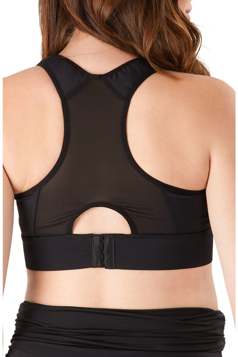 Nursing Sports Bra, Alternate, color, BLACK